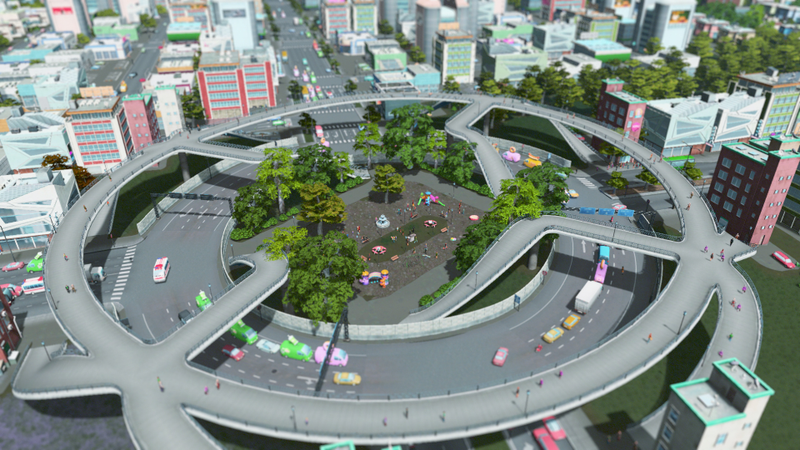 Illustration for article titled Cities: Skyline's Mods Are Already Going Crazy With Road Porn